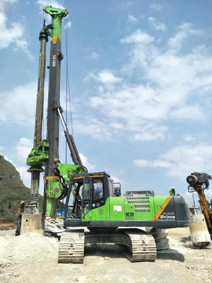 1500mm Diameter Hydraulic Piling Rig 43 / 37max Depth For Construction KR125A