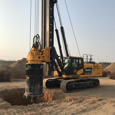 KR300C Rotary Piling Rig Machine with 320 kN.m Torque for 54m Drilling Depth and 2500mm Diameter