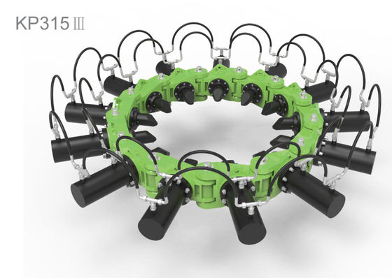 Qualität  Crush Round Concrete Pile Head Hydraulic Pile Breaker For Excavator , Pile Diameter 300~1050mm TYSIM KP315A Fabrik