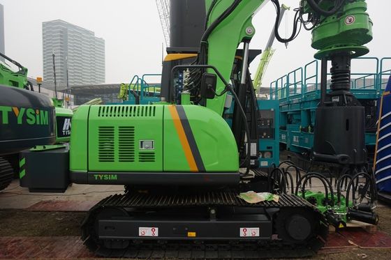 Qualität  Piling Rig Hire 7 - 40 Rpm Borehole Drilling Machine 30 M / Min Main Winch Line Speed KR50A Rotary Piling Rig Fabrik