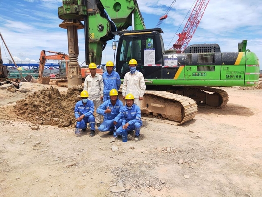 KR220C 64/51m Hydraulisches Piling-Rig Generation Elektronische Steuerplattform Hydraulisches Piling-Rig