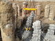 Berufsstapel-Ausschnitt-Ausrüstungs-hydraulischer Stapel-Fahrer für Bau-Beton-Stapel