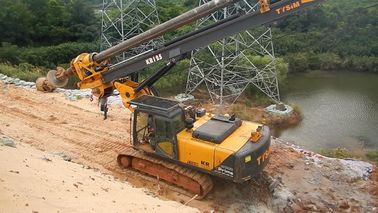 Rammgerät mit 3,9 MPa Vorsteuerdruck, 94,3 Tonnen Tragfähigkeit und 150 kNm maximalem Drehmoment für Bohrpfahlgründungen