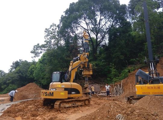 Anhäufung Haupthandkurbel Drehmoments 45kN.m Anlagenmiete-Max. Depth 10m Max. Diameter 1000mm Tysim KR40A, Kraft 4.5t zu ziehen