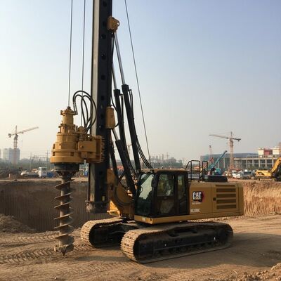 CAT Chassis KR300C Hydraulisches Drehbohrgerät mit 54 m Tiefe 320 kN.m Drehmoment und 2500 mm Durchmesser