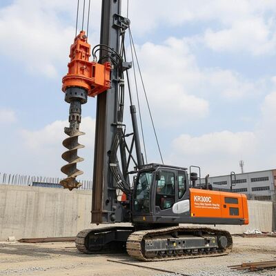Schwerlast-Hydraulische Piling-Rig KR300C mit 54m Bohrtiefe 2500mm Durchmesser und 320kN.m Drehmoment