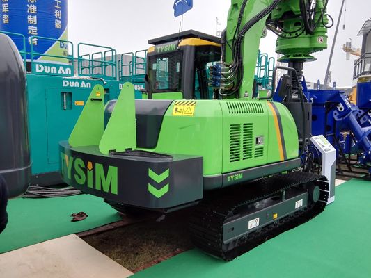 Gebrauchte Raupenbohrgerät mit geschlossenem Hydraulikkreislauf, maximale Bohrlänge bis zu 30 Meter und ISUZU AA-6HK1XQP Motor für Fundamentarbeiten