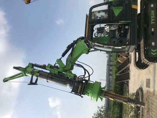 Gebrauchtes Piling-Rig mit ISUZU AA-6HK1XQP-Motor mit geschlossenem Hydraulikkreislauf für maximale Pfahllänge von 30 Metern